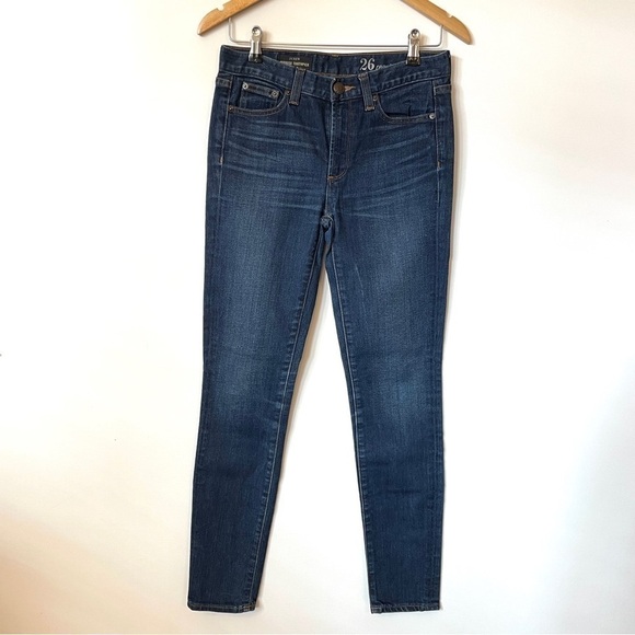 J. Crew Denim - J. Crew Mid-Rise Dark Wash Toothpick Skinny Jeans